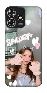 Чохол на ZTE Blade A73 4G Sakura - LE SSERAFIM фото 1 з 1