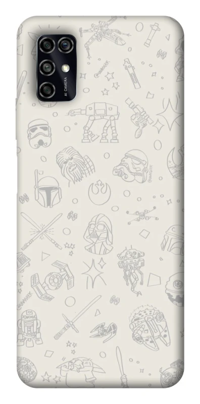 Чохол на ZTE Blade V2020 Smart Star Wars background ver.1 фото 1 з 1