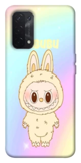 Чохол на Oppo A54 5G / A74 5G Fluffy Rainbow Labubu фото 1 з 1