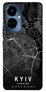 Чехол на TECNO Camon 19 Pro Kyiv map фото 1 из 1