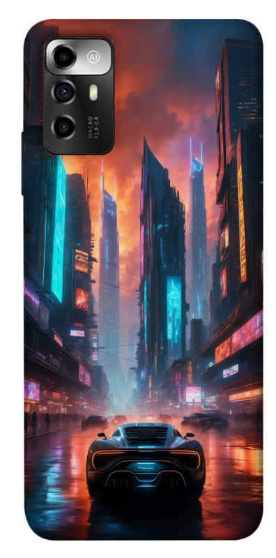 Чехол на ZTE Blade A72 Cyber city фото 1 из 1