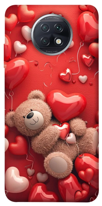 Чохол на Xiaomi Redmi Note 9 5G / Note 9T bear in hearts фото 1 з 1