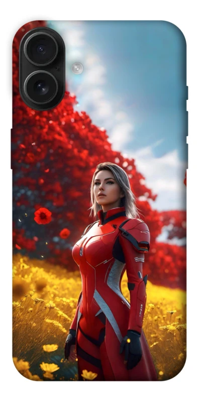 Чохол на Apple iPhone 16 Plus Cyber space girl ver.5 фото 1 з 1