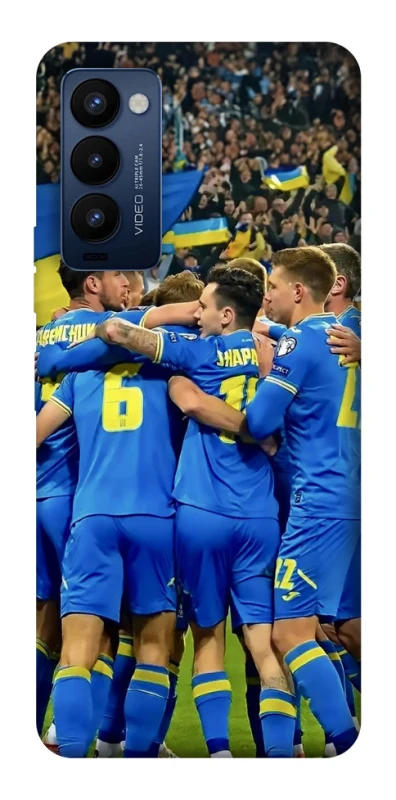 Чехол на TECNO Camon 18 Pro Сборная Украины v3 фото 1 из 1