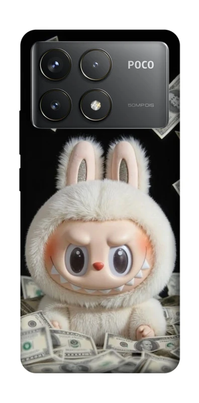 Чохол на Xiaomi Poco F6 Pro Dollar Labubu фото 1 з 1