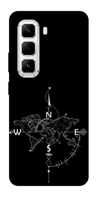 Чехол на Infinix Hot 50 Pro Travel Map фото 1 Чехол на Infinix Hot 50 Pro Travel Map фото 1 из 1
