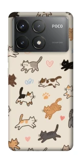 Чехол на Xiaomi Poco F6 Pro Cat style ver.2 фото 1 из 1