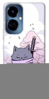 Чохол на TECNO Camon 19 Samurai cat фото 1 з 1