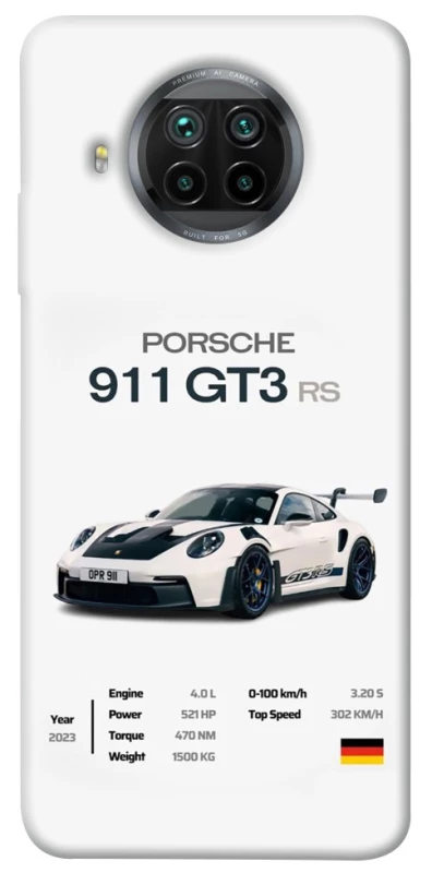 Чехол на Xiaomi Mi 10T Lite / Redmi Note 9 Pro 5G Porsche 911 GT3 фото 1 из 1