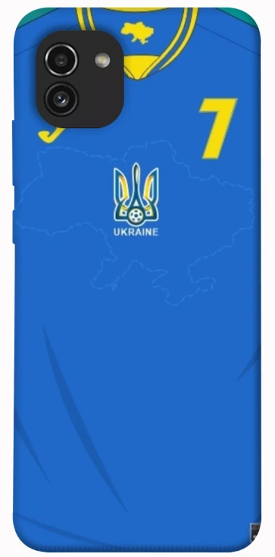 Чохол на Samsung Galaxy A03 UA-Football ver.4 фото 1 з 1