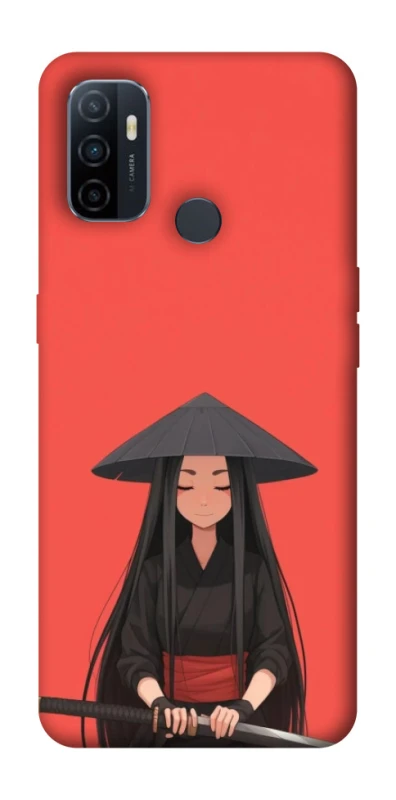Чехол на Oppo A53 / A32 / A33 Red samurai фото 1 из 1