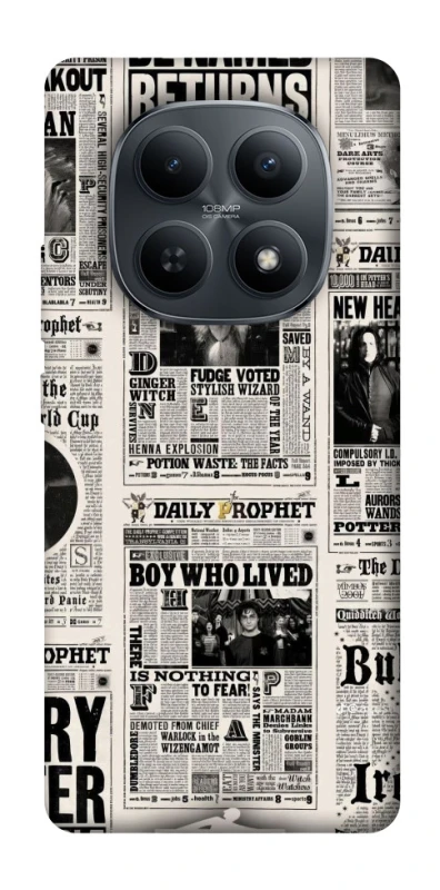 Чехол на Xiaomi Redmi Note 15 4G/5G (EU) Harry Potter newspaper фото 1 из 1