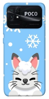 Чохол на Xiaomi Poco C40 Adopt Me Snow Kitty Smile фото 1 з 1