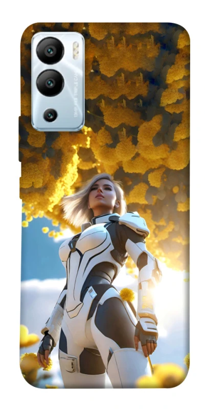 Чохол на Infinix Hot 12i Cyber space girl ver.3 фото 1 з 1