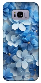 Чехол на Samsung G955 Galaxy S8 Plus Синие цветы фото 1 из 1