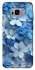 Чехол на Samsung G955 Galaxy S8 Plus Синие цветы фото 1 из 1