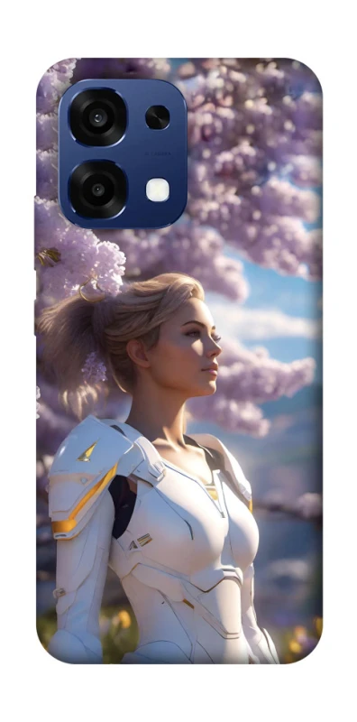 Чехол на Oppo A6 Pro 4G/5G Cyber space girl ver.1 фото 1 из 2