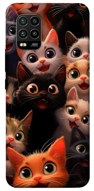 Чохол на Xiaomi Mi 10 Lite happy cats фото 1 з 1