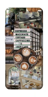 Чохол на ZTE Axon 10 Pro Coffee collage ver.5 фото 1 з 1