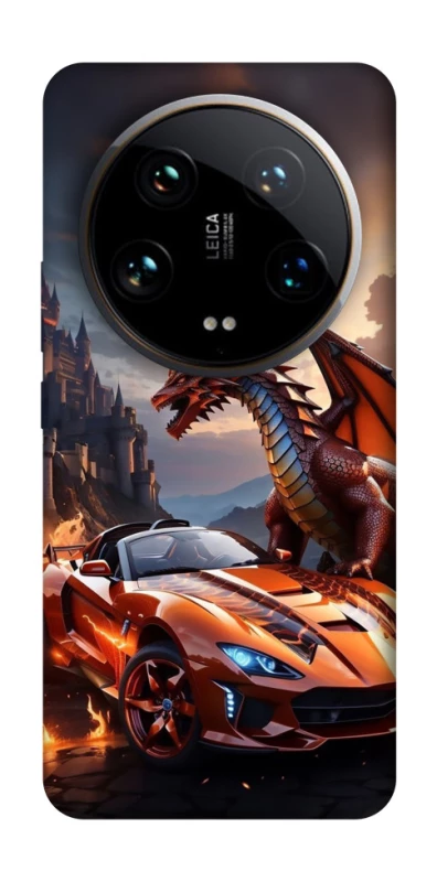 Чохол на Xiaomi 14 Ultra Сar and dragon фото 1 з 1