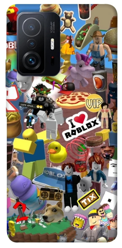 Чохол на Xiaomi 11T / 11T Pro Roblox collage ver.5 фото 1 з 1