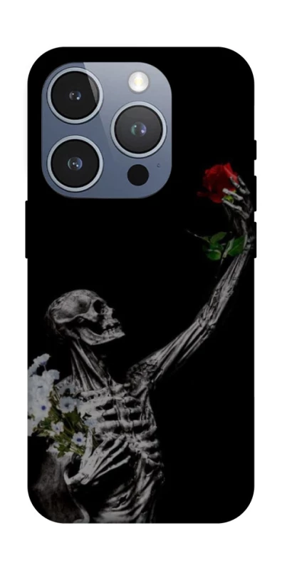 Чехол на Apple iPhone 16 Pro Skeleton vs Rose фото 1 из 1