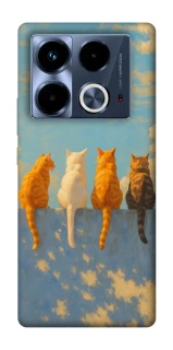Чехол на Infinix Note 40 4G cats on wall фото 1 Чехол на Infinix Note 40 4G cats on wall фото 1 из 1