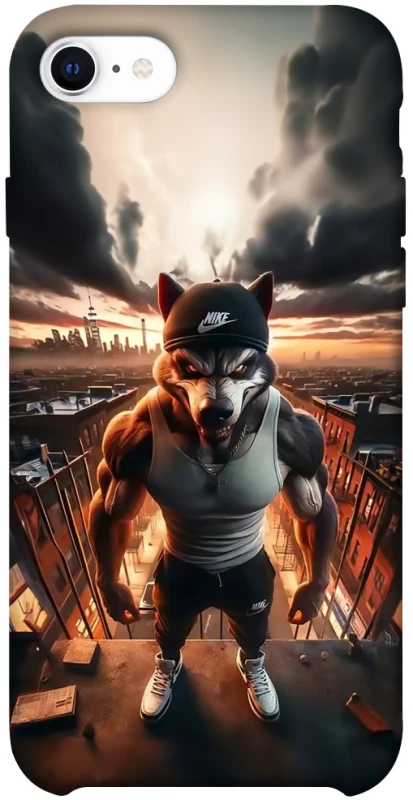 Чохол на Apple iPhone SE (2020) Вовк фото 1 з 1