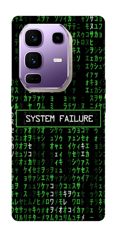 Чехол на Infinix Note 50 Pro+ Matrix system failure фото 1 из 1