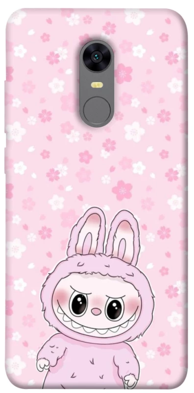 Чехол на Xiaomi Redmi 5 Plus / Redmi Note 5 (Single Camera) Pink Labubu фото 1 из 1