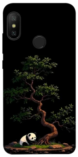 Чехол на Xiaomi Mi A2 Lite / Xiaomi Redmi 6 Pro Panda and tree фото 1 из 1
