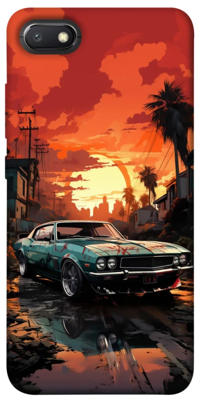 Чохол на Xiaomi Redmi 6A Car at sunset фото 1 з 1