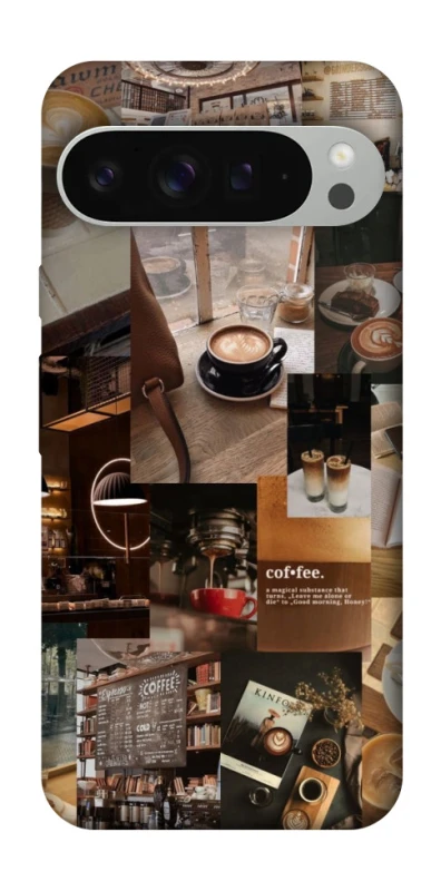 Чехол на Google Pixel 9 Pro XL Coffee collage ver.2 фото 1 из 1