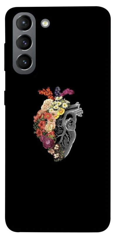 Чохол на Samsung Galaxy S21 Heart with flowers фото 1 з 1