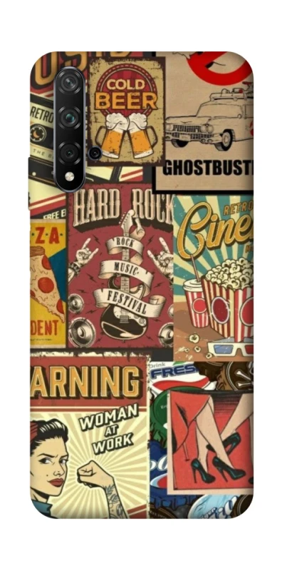 Чохол на Huawei Honor 20 / Nova 5T Retro collage ver.2 фото 1 з 1