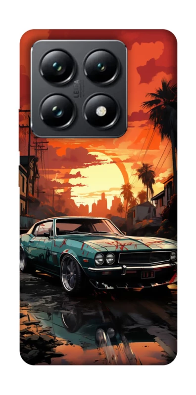 Чохол на Xiaomi 14T Pro Car at sunset фото 1 з 1