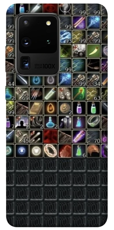 Чохол на Samsung Galaxy S20 Ultra Inventory menu ver.2 фото 1 з 1