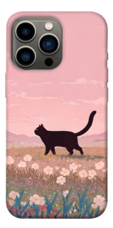 Чехол на Apple iPhone 13 Pro (6.1") cat on a field фото 1 из 1