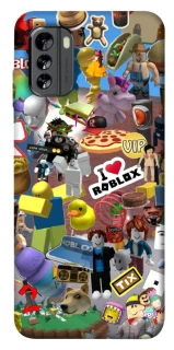 Чехол на Nokia G60 Roblox collage ver.5 фото 1 из 1