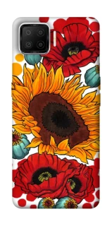 Чохол на Oppo A73 (2017) Соняшники та маки фото 1 з 1