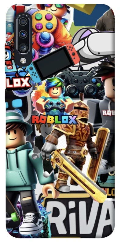 Чохол на Samsung Galaxy A70 (A705F) Roblox collage ver.1 фото 1 з 1