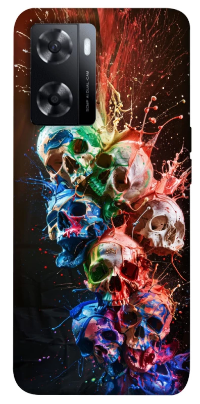 Чохол на Oppo A57s Skulls фото 1 з 1