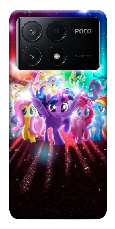 Чехол на Xiaomi Poco X6 My Little Pony ver.1 фото 1 из 1