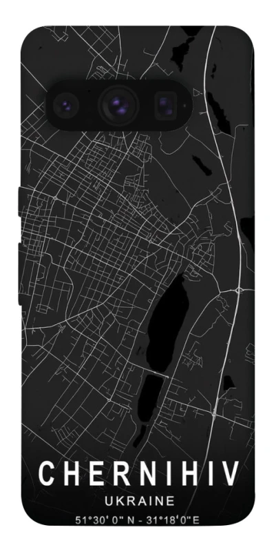 Чехол на Google Pixel 8 Pro Chernihiv map фото 1 из 1