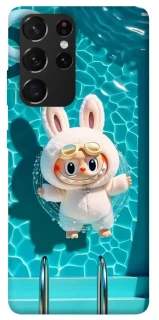 Чехол на Samsung Galaxy S21 Ultra Labubu in the pool ver.2 фото 1 из 1