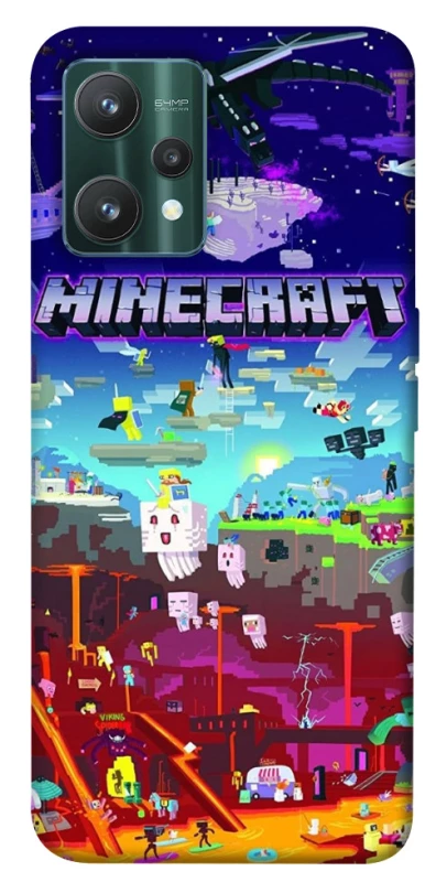 Чехол на Realme 9 Pro Minecraft world фото 1 из 1
