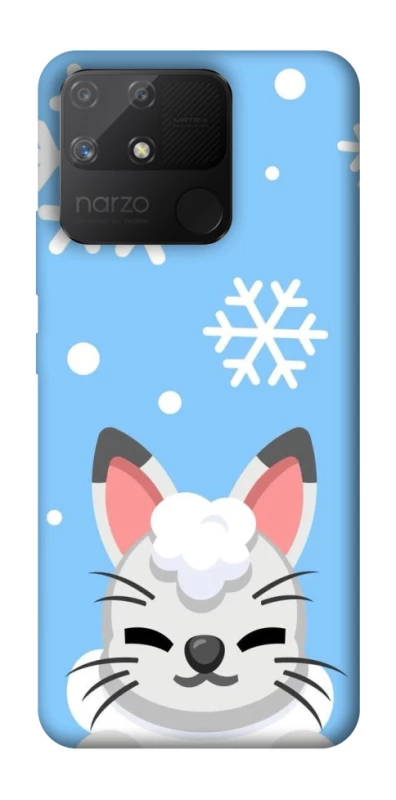 Чохол на Realme Narzo 50A Adopt Me Snow Kitty Smile фото 1 з 1