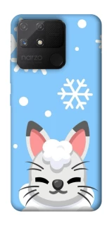 Чохол на Realme Narzo 50A Adopt Me Snow Kitty Smile фото 1 з 1