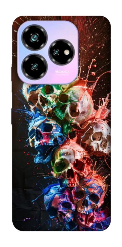 Чохол на ZTE Nubia V60 Desing Skulls фото 1 з 1