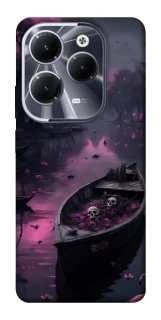 Чехол на Infinix Hot 40 Boat and flamingo фото 1 из 1